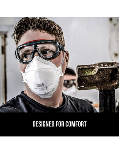 Respirador Particulado N95 3M Aura 9205+ Plegable 20 Unidades