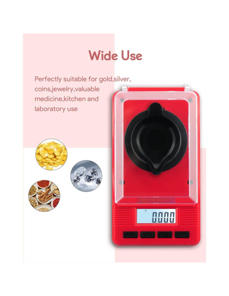 Báscula Digital ZENCRO 50g/0.001g Alta Precisión