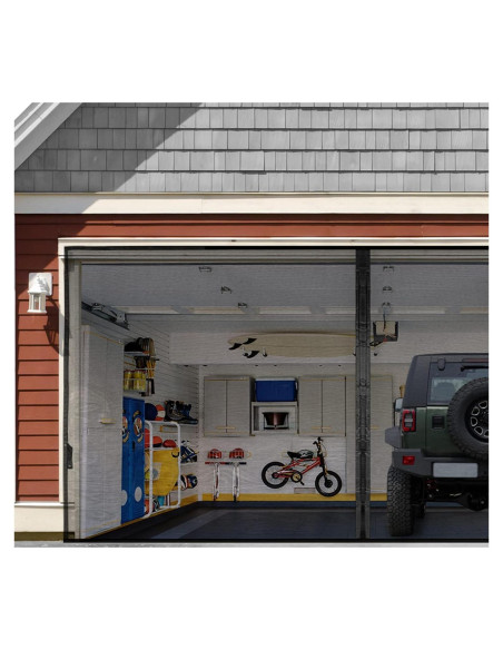 Pantalla de Garaje FEGO 2.54x2.16m Fibra de Vidrio Magnética