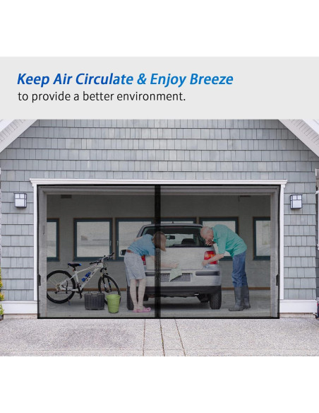 Pantalla de Garaje FEGO 2.54x2.16m Fibra de Vidrio Magnética