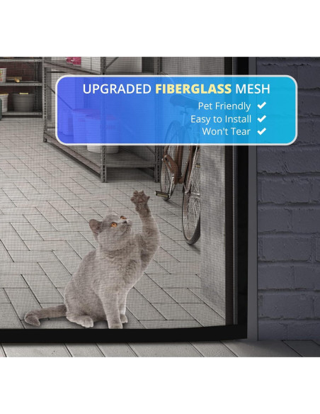 Pantalla de Garaje FEGO 2.54x2.16m Fibra de Vidrio Magnética