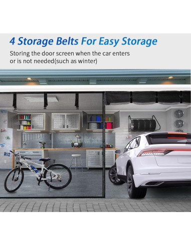 Pantalla de Garaje FEGO 2.54x2.16m Fibra de Vidrio Magnética