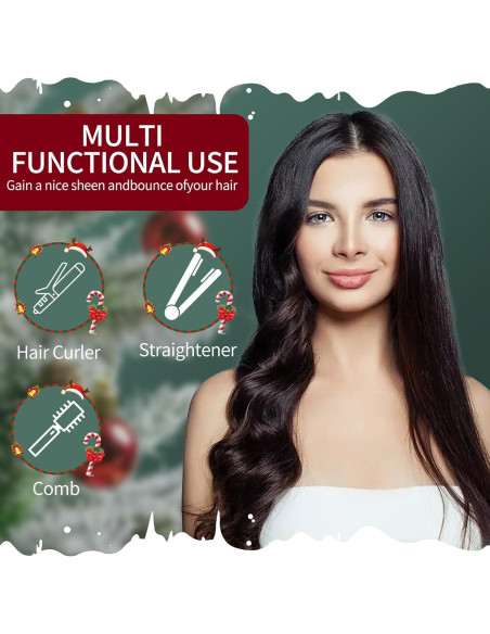 Cepillo Térmico K&K 3.2 cm Voluminizador Cerámico Rosa