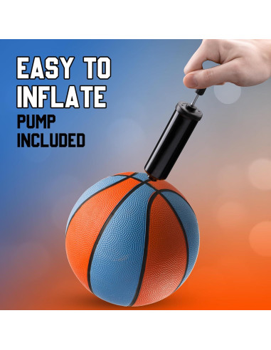 Balones de Baloncesto Mini Bedwina 17.78 cm 4 Pzs Multicolor