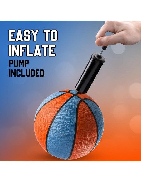 Balones de Baloncesto Mini Bedwina 17.78 cm 4 Pzs Multicolor