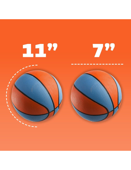 Balones de Baloncesto Mini Bedwina 17.78 cm 4 Pzs Multicolor