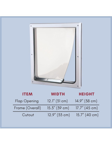 Puerta para Perros Trixie M-XL con Bloqueo 2 Vías