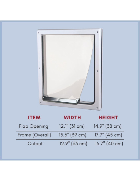 Puerta para Perros Trixie M-XL con Bloqueo 2 Vías