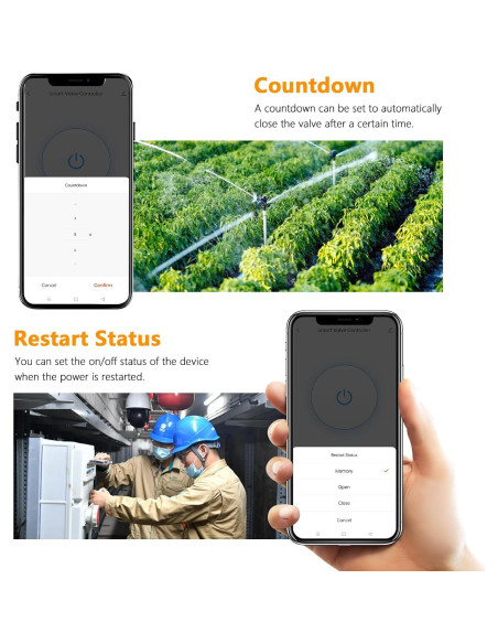 Válvula de Cierre Automática NAVITREE SVC01 Control WIFI