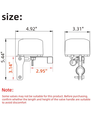Válvula de Cierre Automática NAVITREE SVC01 Control WIFI