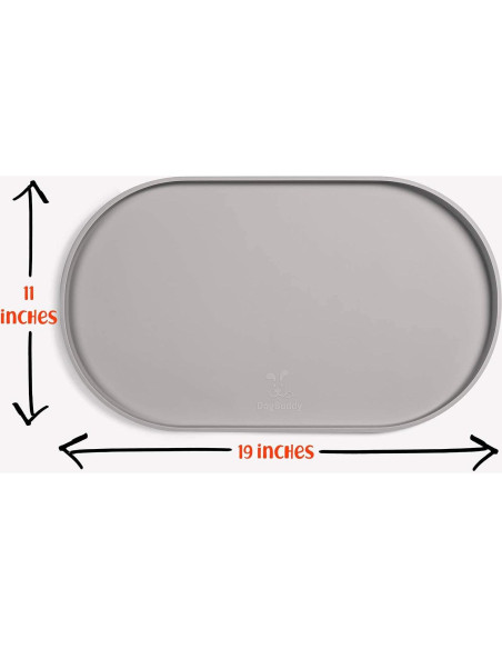 Alfombrilla para Comida de Perro DogBuddy Pequeña Paloma