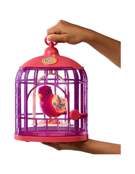 Pájaro Interactivo Tiara Twinkles con Jaula - Moose Toys