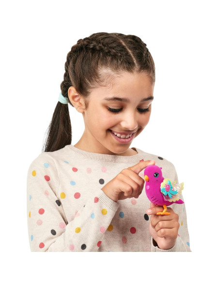 Pájaro Interactivo Tiara Twinkles con Jaula - Moose Toys