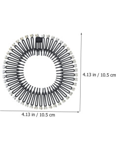 Diademas de Garra Elásticas VALICLUD 20 Pcs para Mujeres 2