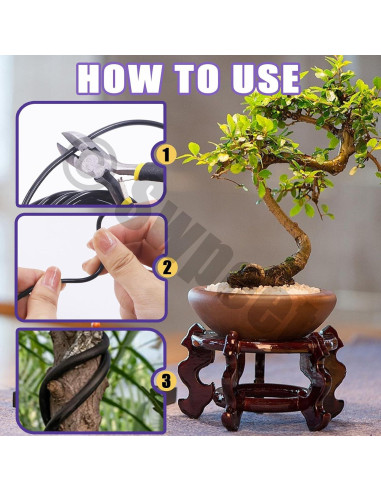 Kit de Alambre para Bonsai Swpeet 6Pcs 5 Tamaños 82 Pies