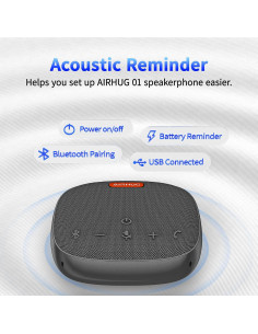 Altavoz y Micrófono AIRHUG 01 Bluetooth 360 USB-C para Conferencias 2
