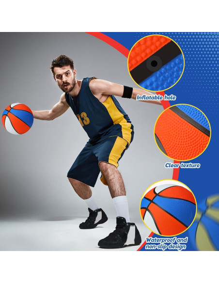 Balones de Baloncesto Jerify 12 Piezas Tamaño 7 con Bomba