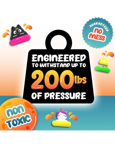 Goonameez Juguete Sensorial Sticki Kitty - 6 Personajes Únicos