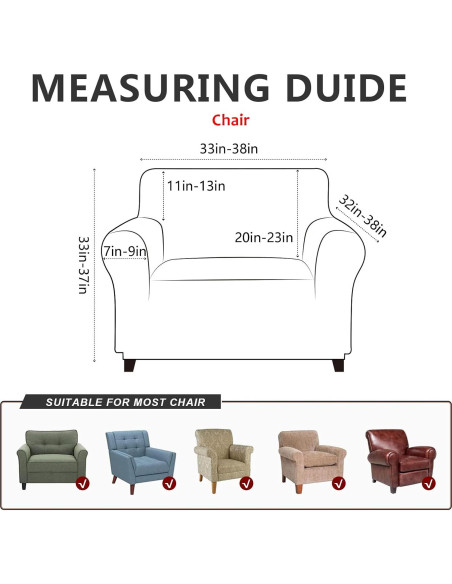 Funda de Silla Molasofa Gris Oscuro Antideslizante 1 Pieza