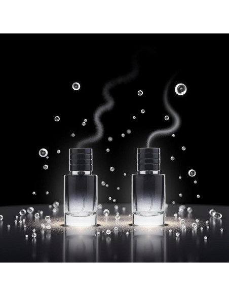 Atomizadores de Perfume Wentoenapp 30ml Vidrio Negro 2 Pcs