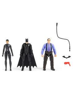 Batman 3-Pack Spin Master 3 Figuras 10 cm y Accesorios