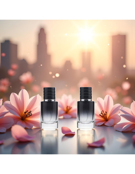 Atomizadores de Perfume Wentoenapp 30ml Vidrio Negro 2 Pcs