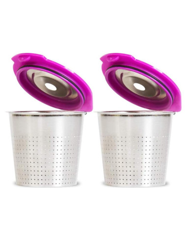 Cápsulas Reutilizables de Acero Inoxidable Perfect Pod 2 Pk