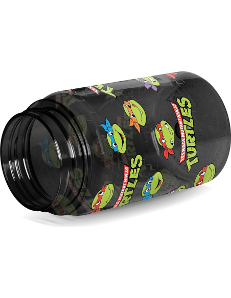 Botella de Agua Simple Modern TMNT 355ml a Prueba de Fugas