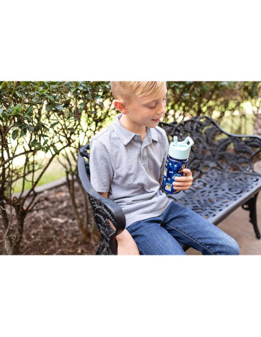 Botella de Agua Simple Modern TMNT 355ml a Prueba de Fugas