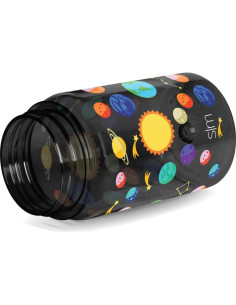 Botella de Agua Simple Modern 354ml Sistema Solar Niños 2