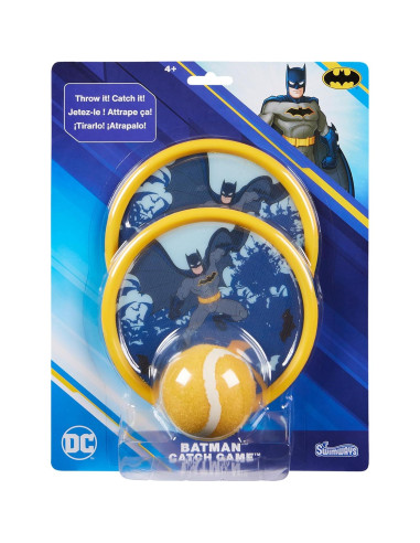 Juego de Atrapar DC Batman Swimways con 2 Paletas y 1 Pelota