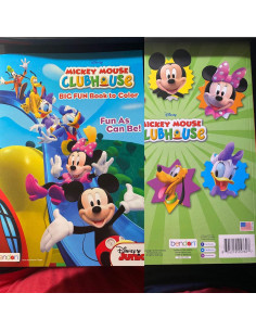 Libro para Colorear Disney Mickey Mouse 96 Páginas con Pegatinas 2