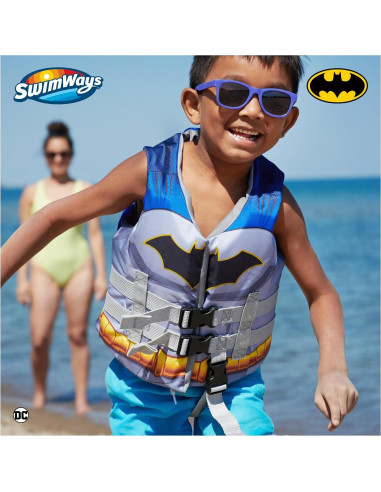 Chaleco Salvavidas SwimWays Batman 2-24 kg para Niños