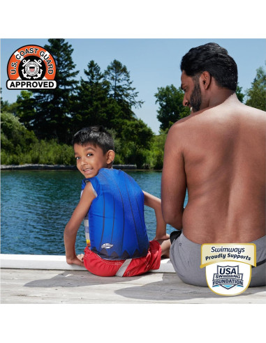 Chaleco Salvavidas SwimWays Batman 2-24 kg para Niños