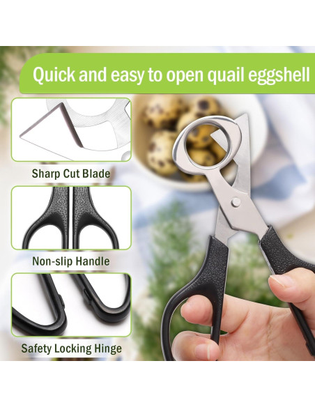 Cortador de Huevos de Codorniz Risprsulen Acero Inoxidable