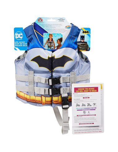 Chaleco Salvavidas SwimWays Batman 2-24 kg para Niños