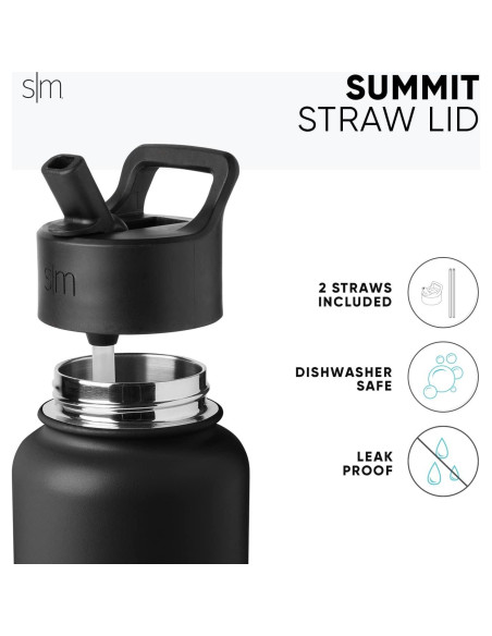 Botella de Agua Simple Modern 0.95L Minecraft Aislada