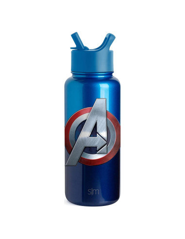 Botella de Agua Simple Modern 0.95L Marvel Avengers