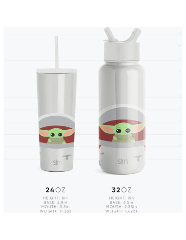 Botella de Agua Simple Modern Star Wars 32oz Vader Nation