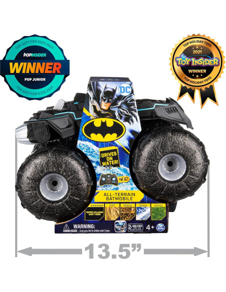 Batmobile Todo Terreno RC Spin Master 1:15 Resistente al Agua