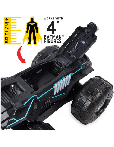 Batmobile Todo Terreno RC Spin Master 1:15 Resistente al Agua