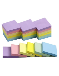 Notas Adhesivas Vanpad 5x5 cm Pastel 24 Pads 64 Hojas