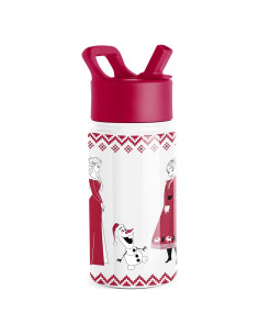Botella de Agua Simple Modern 14oz Disney Frozen Rojo