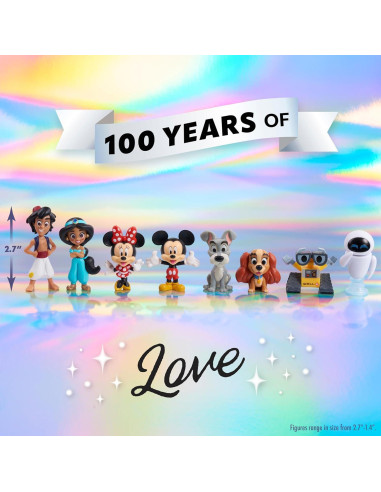 Figuras de Celebración Disney 100 Años Just Play 8 Piezas