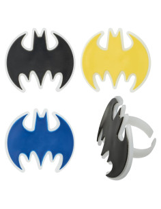 DecoPac Anillos Batman Caballero Oscuro - 24 Adornos