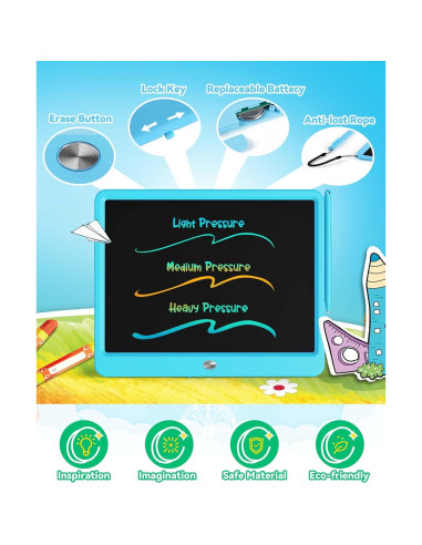 KOKODI Tableta de Escritura LCD 40.6 cm Colorida para Niños