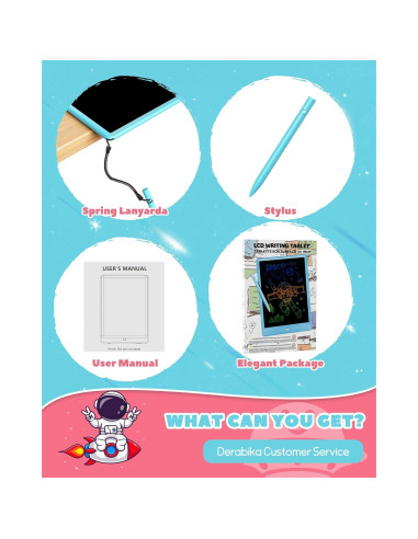 KOKODI Tableta de Escritura LCD 40.6 cm Colorida para Niños