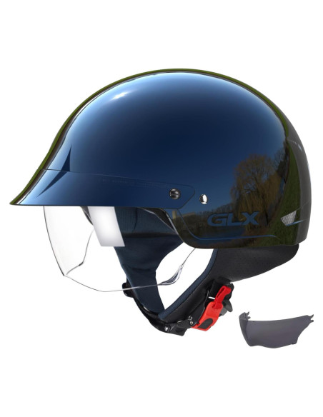 Casco Abierto GLX M14 para Motocicleta - Negro Mediano Casco Abierto GLX M14 para Motocicleta - Negro Mediano