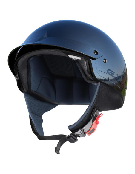Casco Abierto GLX M14 para Motocicleta - Negro Mediano Casco Abierto GLX M14 para Motocicleta - Negro Mediano