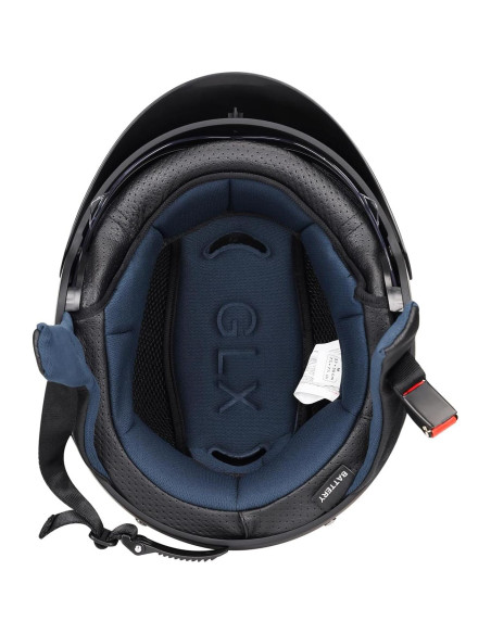 Casco Abierto GLX M14 para Motocicleta - Negro Mediano Casco Abierto GLX M14 para Motocicleta - Negro Mediano